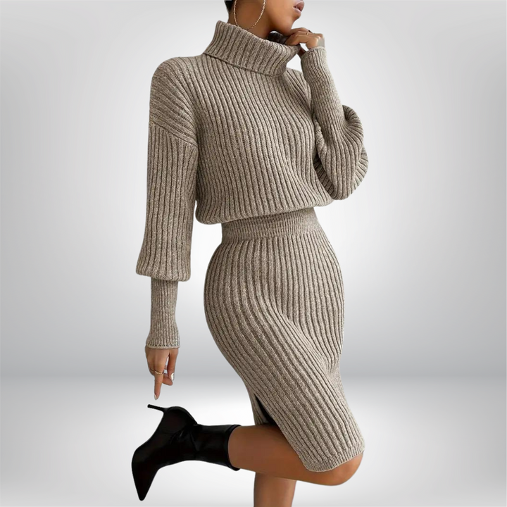 Isabella | Elegantes Strickkleid mit feinem Design