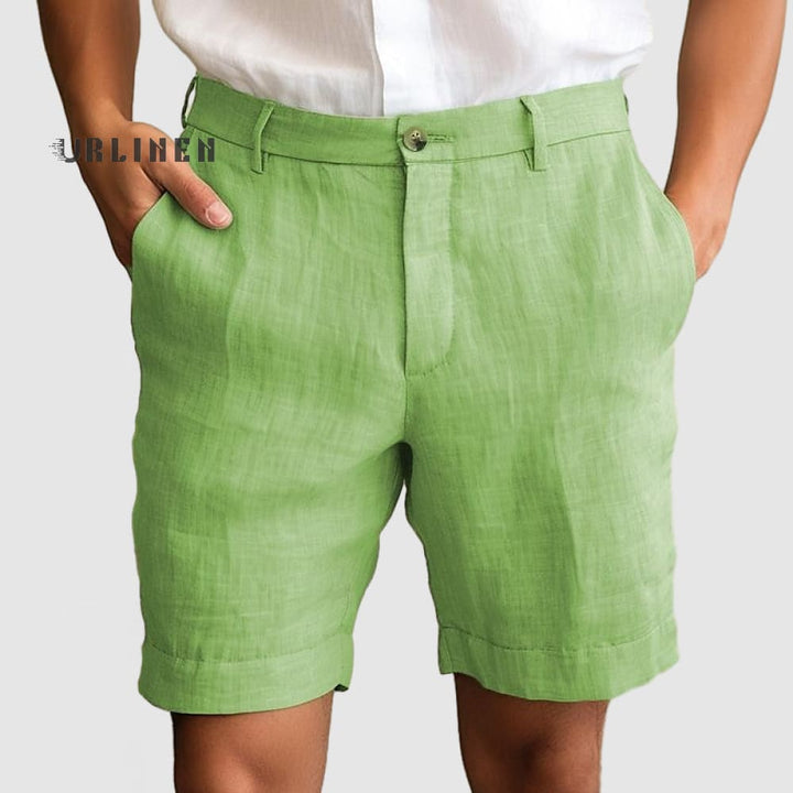 Lässige Baumwoll | Leinen-Shorts für Herren