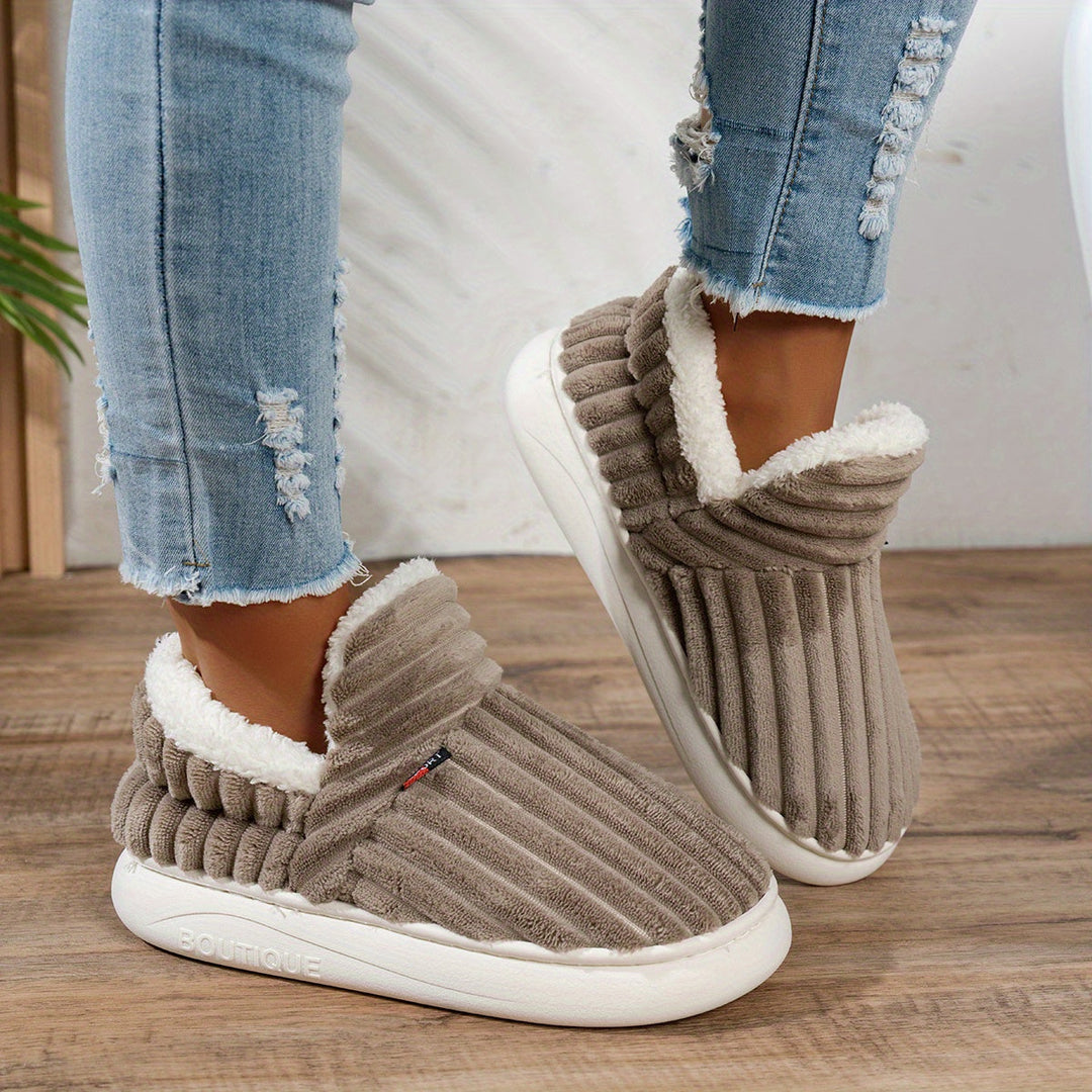 Lina | Gemütliche Plüsch-Pantoffeln für Damen