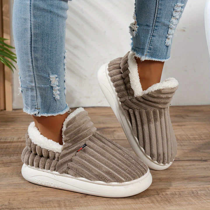 Lina | Gemütliche Plüsch-Pantoffeln für Damen