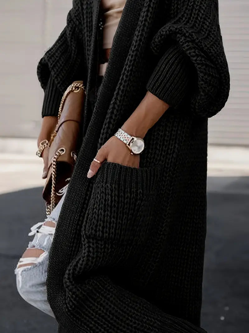 Franziska | Lange Strickjacke für kuschelige Tage