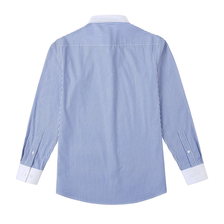 Gabriel | Trendiges Shirt Weiß Blau Herrenmode