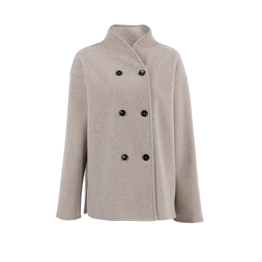 Gina | Übergroßer Wollmantel für Herbst und Winter