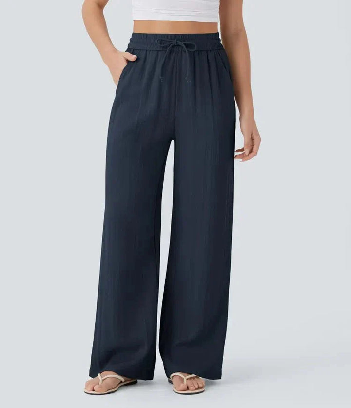 Elena | Bequeme Leinenhose mit fließender Passform