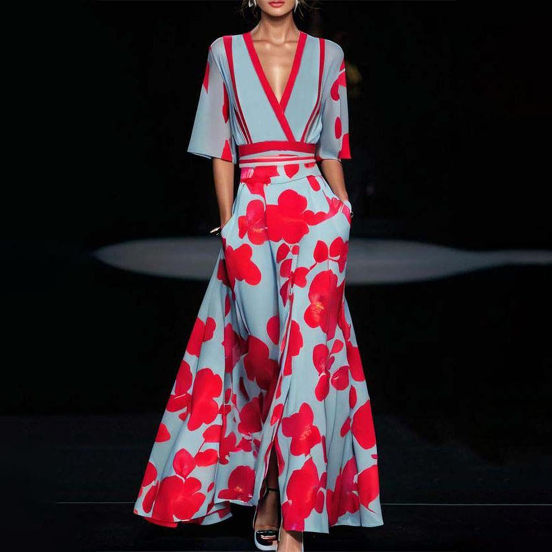 Alicia | Stilvolles Kleid mit kurzen Ärmeln