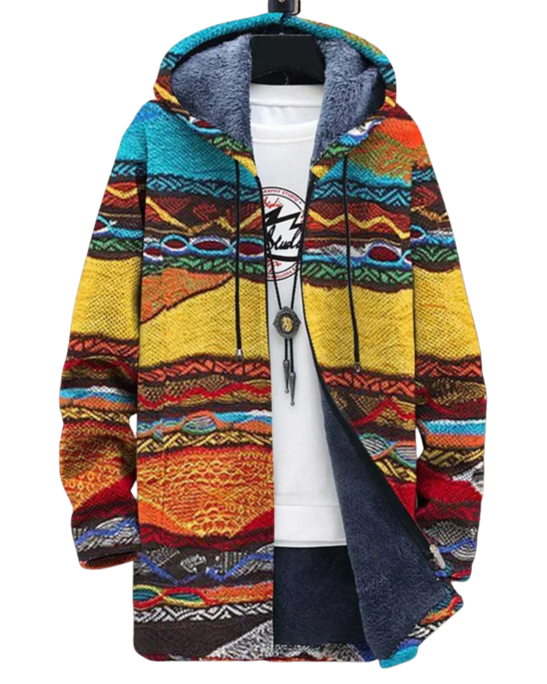 Gerhard | Luxuriöse, künstlerische Strickjacke