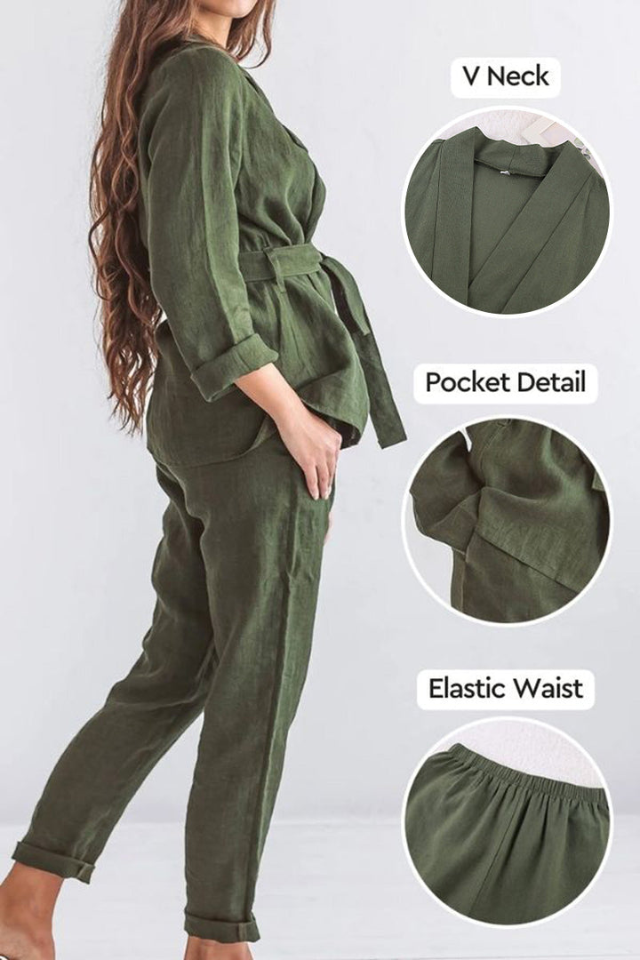 Kordelset | Luxuriöses Leinenset für gemütliche Outfits