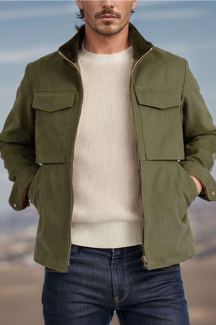 Urban Herrenjacke mit klassischem Reverskragen