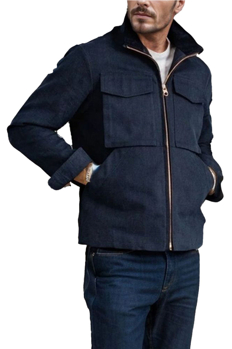 Urban Herrenjacke mit klassischem Reverskragen