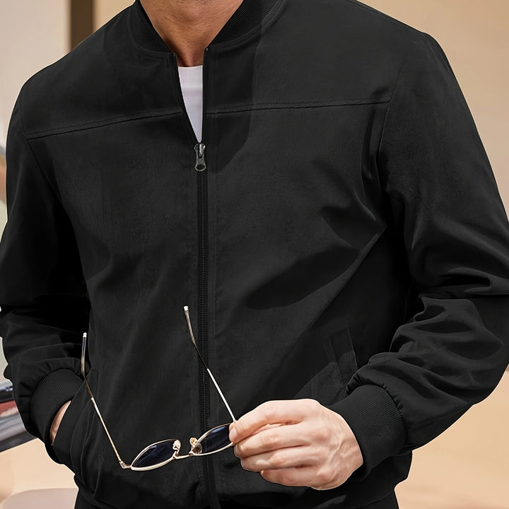 Max | Stylische Wildlederjacke Herren im Vintage-Stil