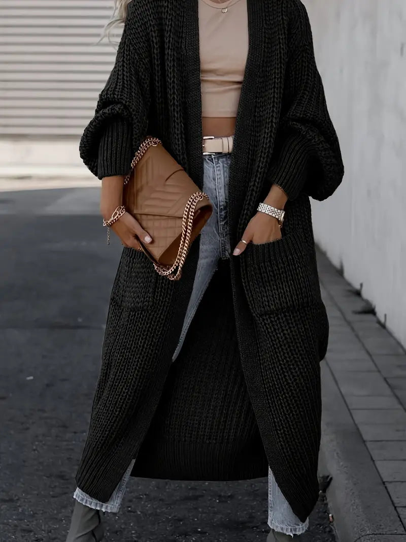 Franziska | Lange Strickjacke für kuschelige Tage