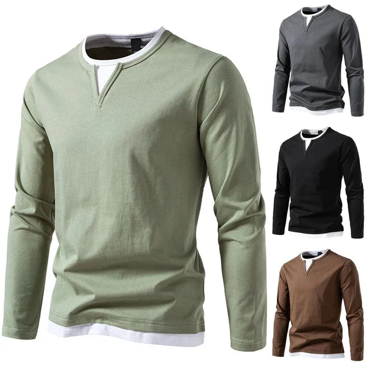 Ryan | Moderner Pullover mit V-Ausschnitt und Stil