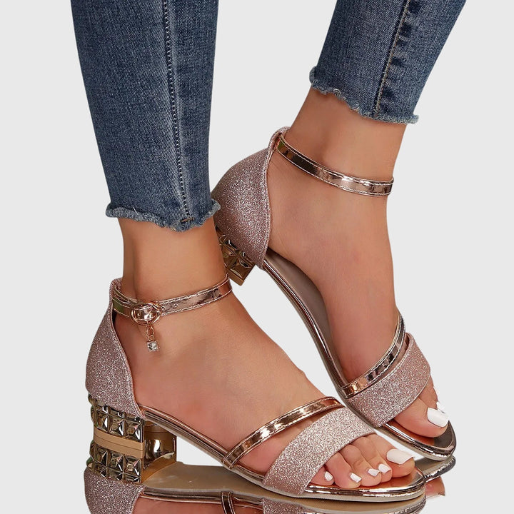 Livia | Modische Absatz Sandalen Damen Trend
