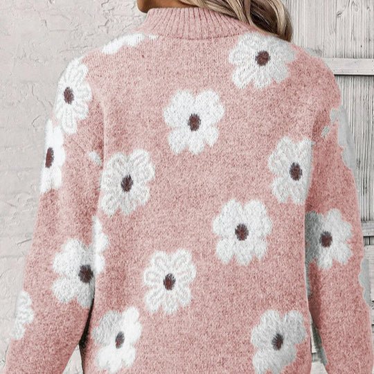 Lena | This Moderner Damenpullover Half-Zip bequem