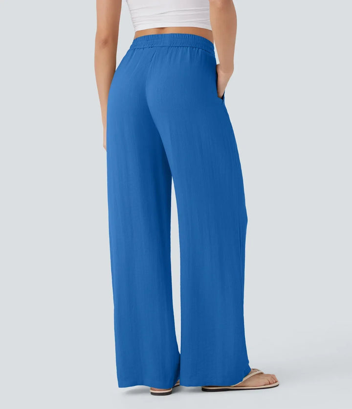 Elena | Bequeme Leinenhose mit fließender Passform