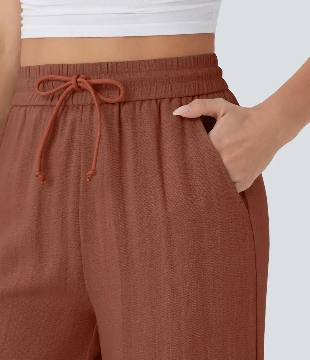 Elena | Bequeme Leinenhose mit fließender Passform