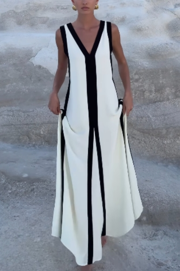 Tiana | Wendesommerkleid mit Klaviertastenprint