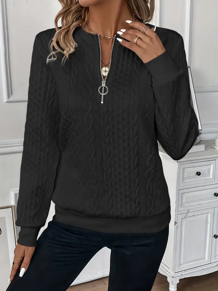Lucia | Pullover mit Reißverschluss für Damen