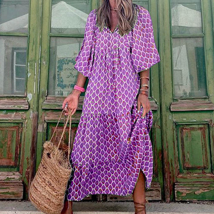 Soraya | Bequemes Maxikleid mit fließendem Schnitt für modebewusste Frauen