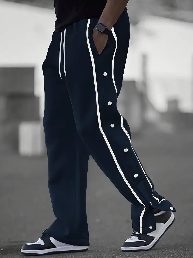 Lino | Locker geschnittene Sporthose mit Knopfdetails