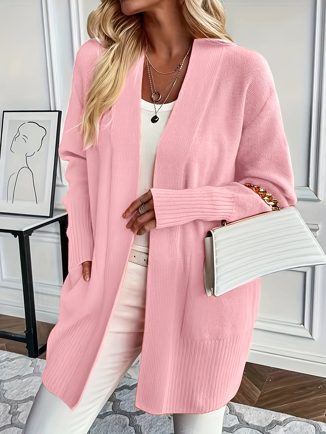 Sofia | Kuscheliger Cardigan mit offenem Schnitt