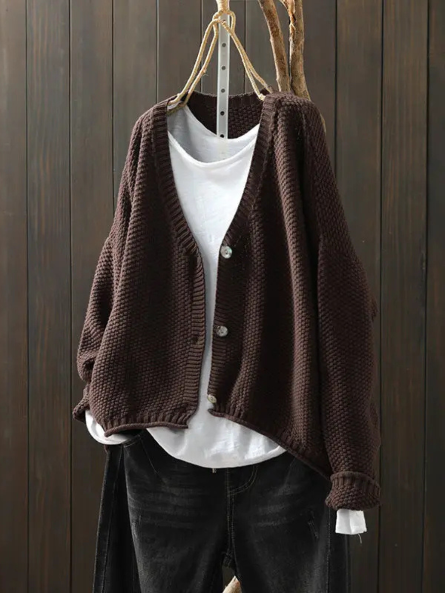 Alina | Lässiger Strickcardigan für kühle Tage