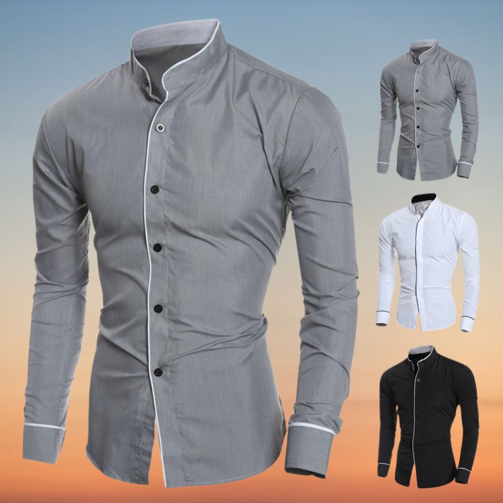 Alwin Hemd mit Stehkragen für stilvolle Looks