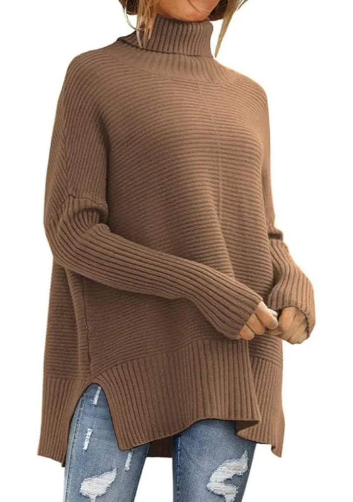 Elin | Rollkragenpullover aus grobem Strick