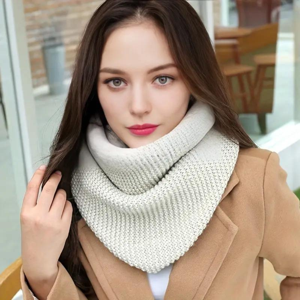 Engel | Eleganter runder Wollschal für Herbst und Winter