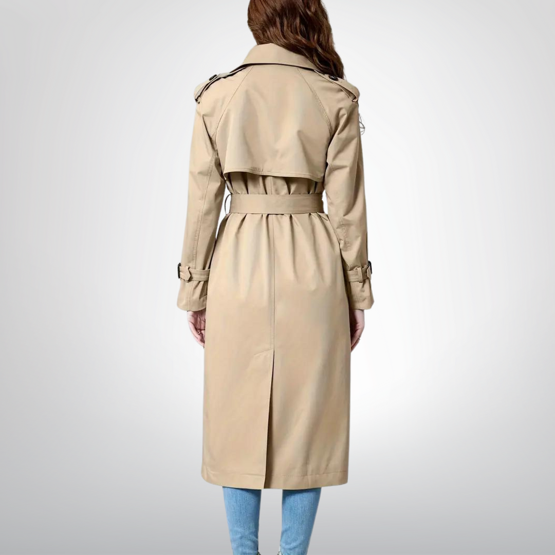 Evelina | Trenchcoat mit Gürtel & femininer Linie