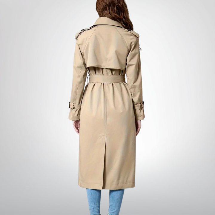 Evelina | Trenchcoat mit Gürtel & femininer Linie
