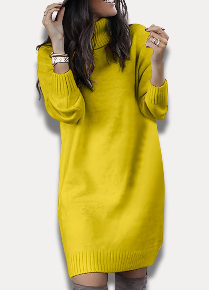 Marina | Warmer Strickpullover mit Rollkragenstil