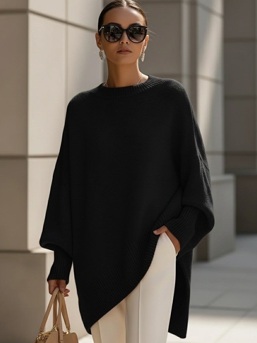 Lina | Damenpullover mit modernem asymmetrischem Schnitt