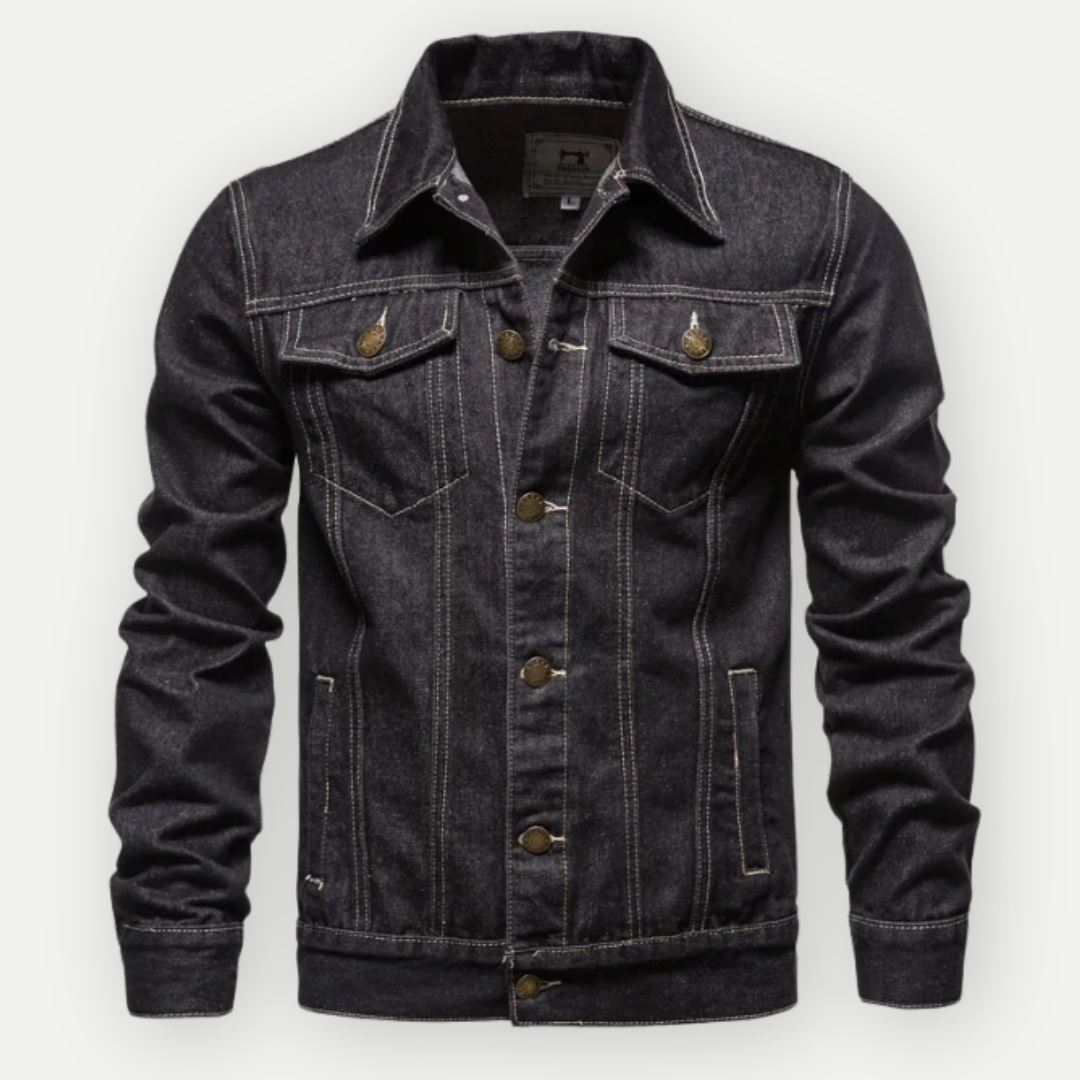 Frederik Klassische Jeansjacke für stilvolle Übergangszeit