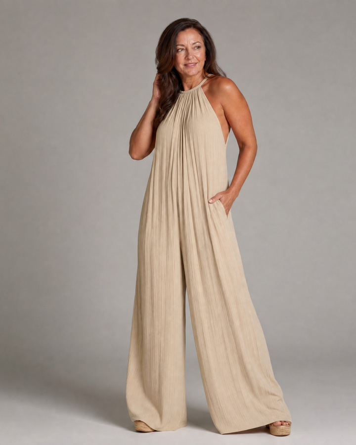 Sofia | Modischer Halter Jumpsuit Damen Chic
