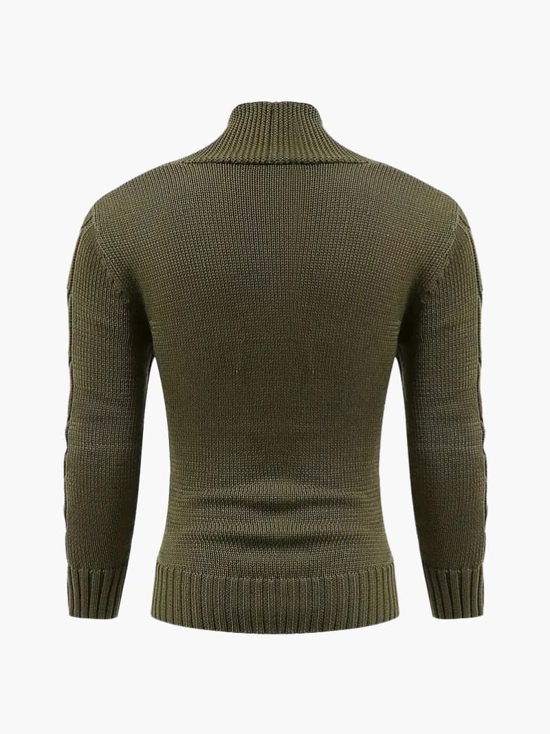 Teun | Pullover aus weichem Rippenstrickgewebe