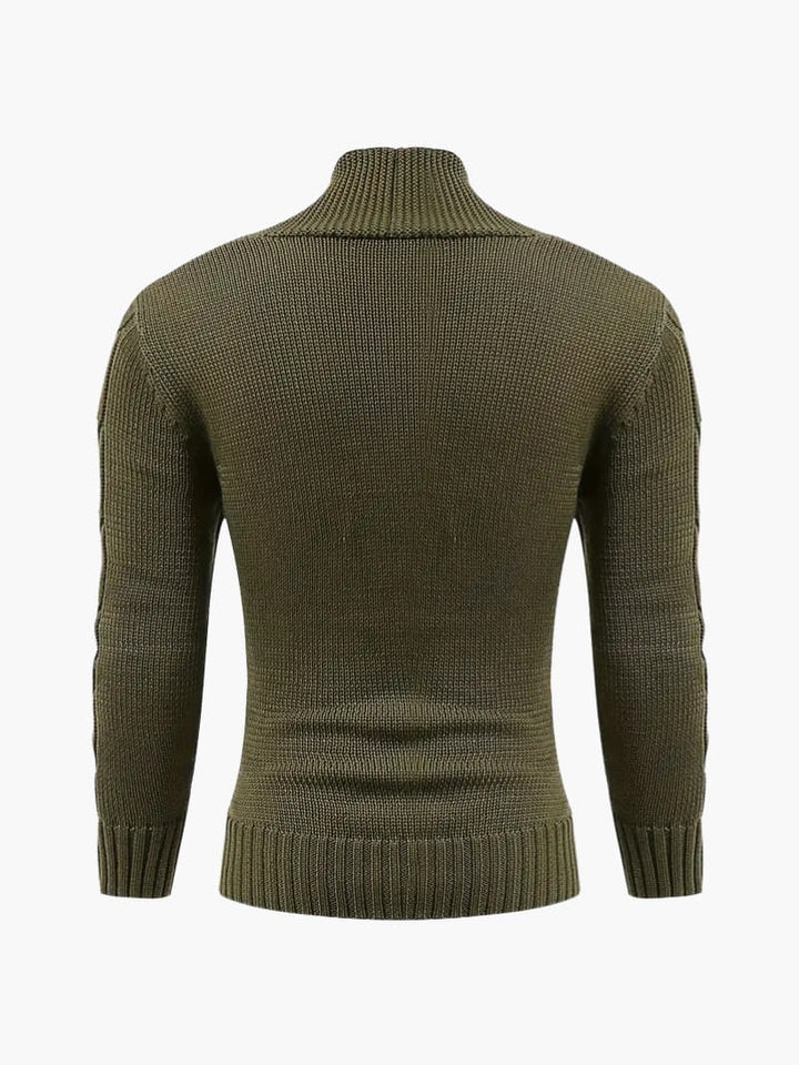 Teun | Pullover aus weichem Rippenstrickgewebe