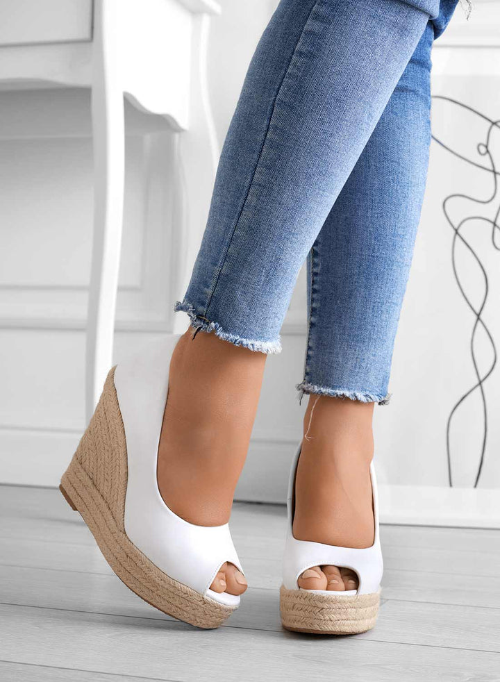 CLARA | Wildleder Espadrilles mit Keilabsatz