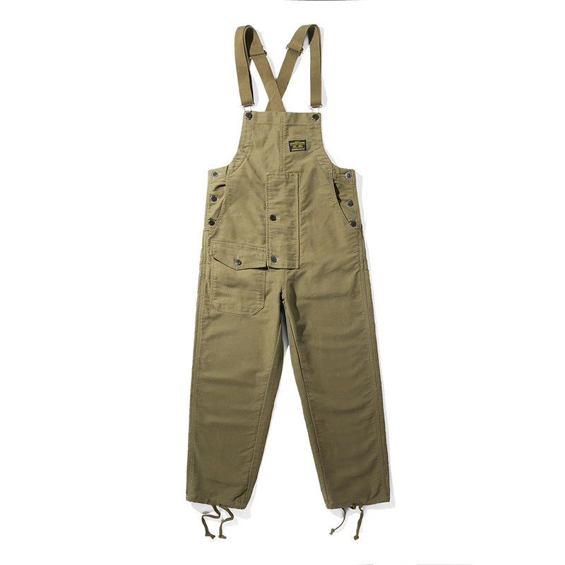 Elsa | Unisex-Overall aus Moleskin mit Kordelzug