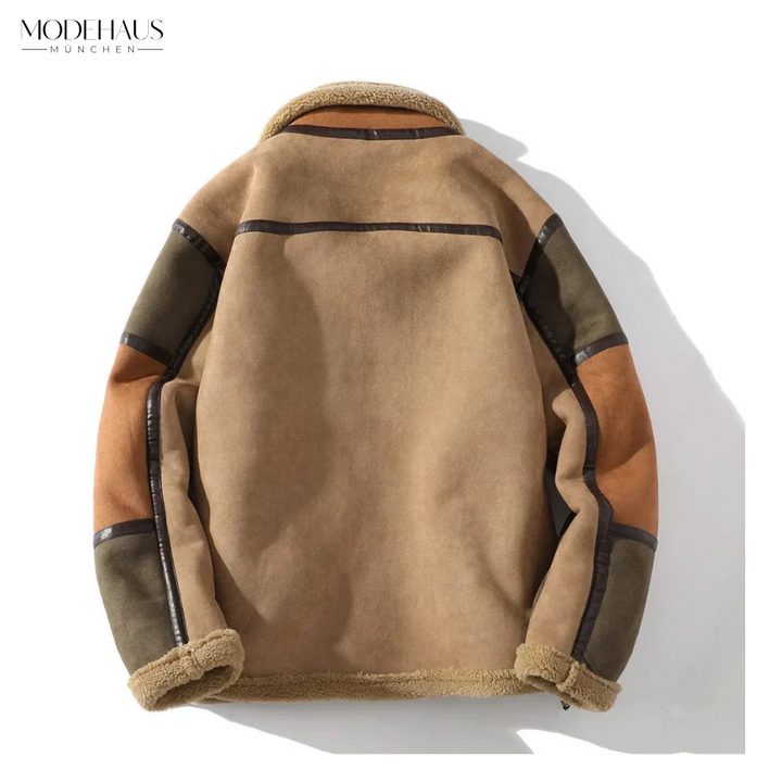 Klaus | Klassische Lederjacke im Vintage-Look