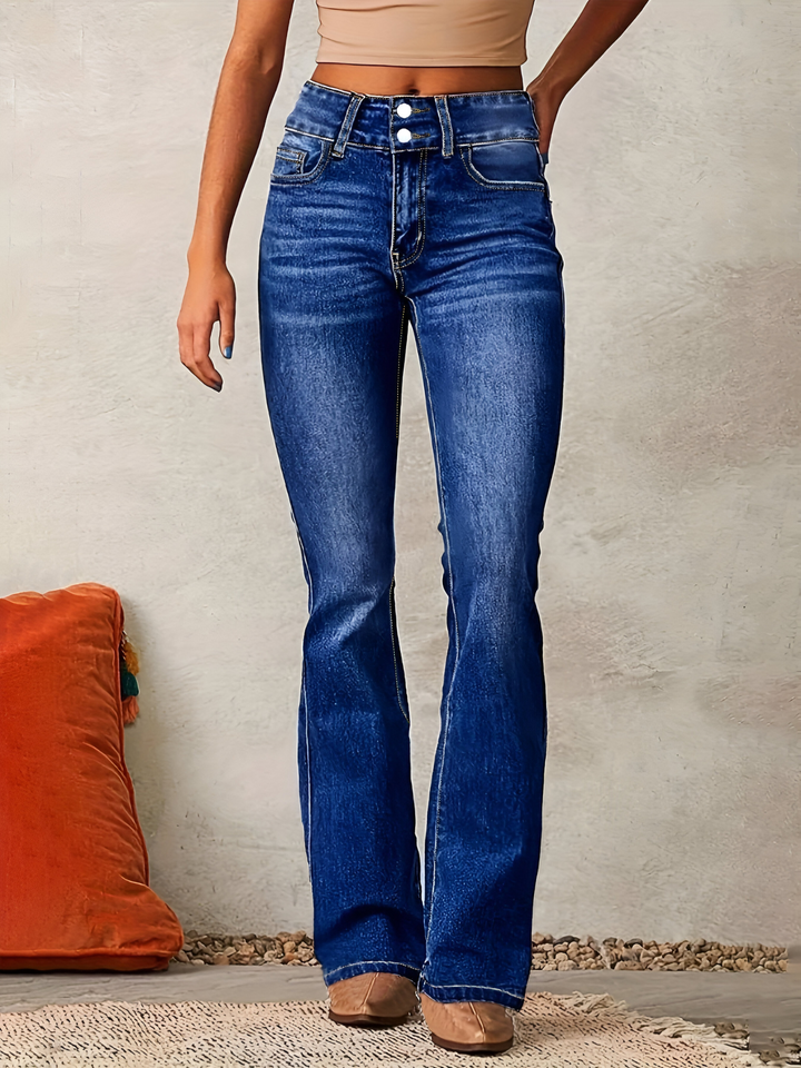 Tessa | Damen-Jeans mit weitem Bein im Sommerstil