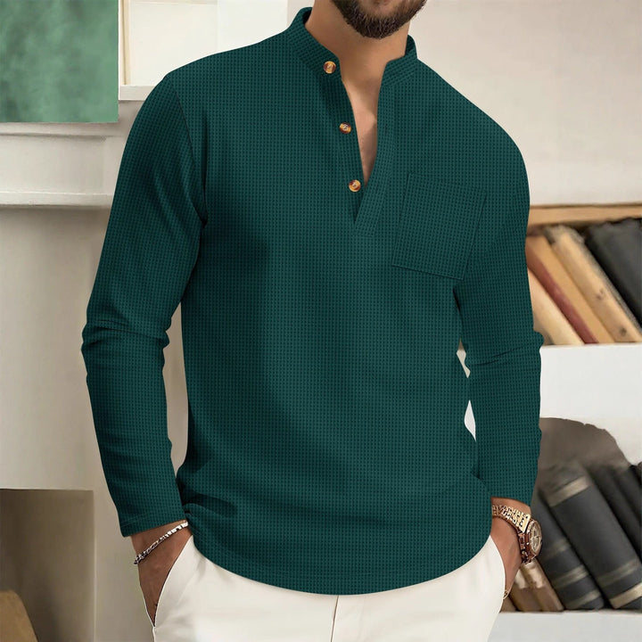 Elias | Leinen Henley Ferran für elegante Herren