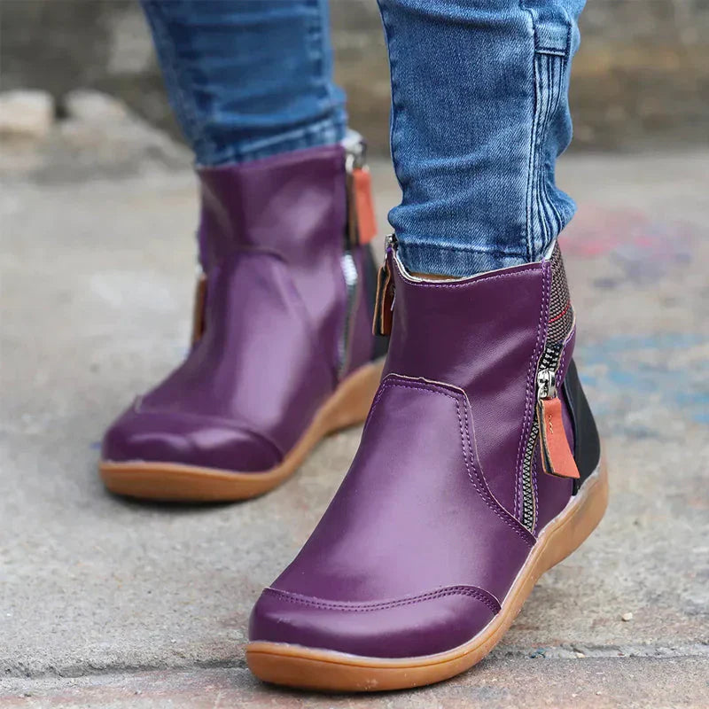 Nova | Wasserdichte Herbststiefel mit Reißverschluss