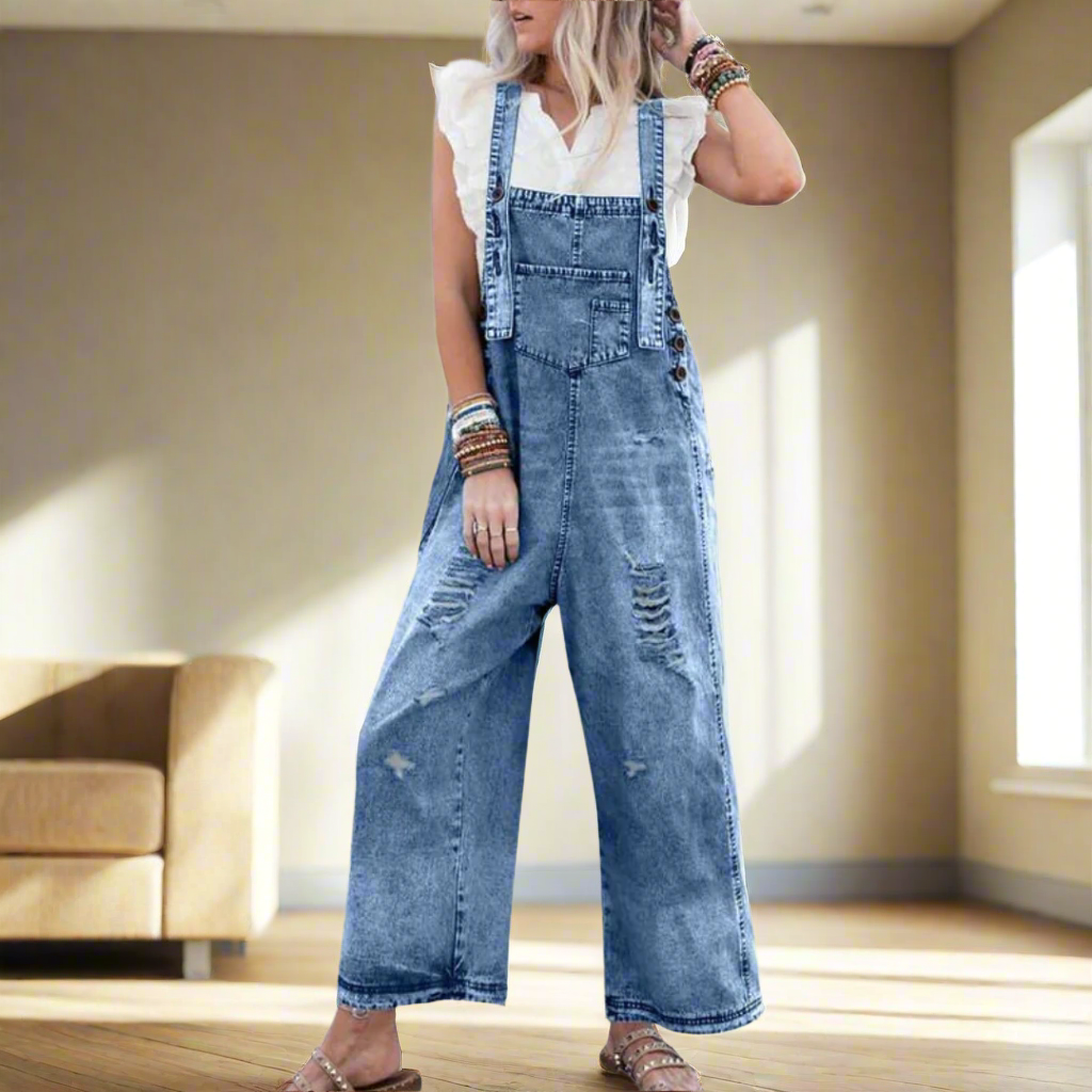 Sophie | Vintage Jumpsuit Damen verstellbar modern