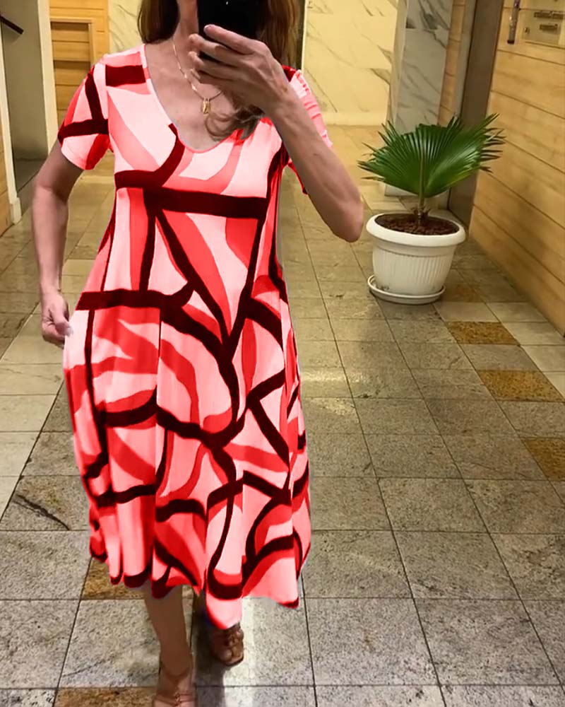 Savannah | Bedrucktes Sommerkleid mit Stil