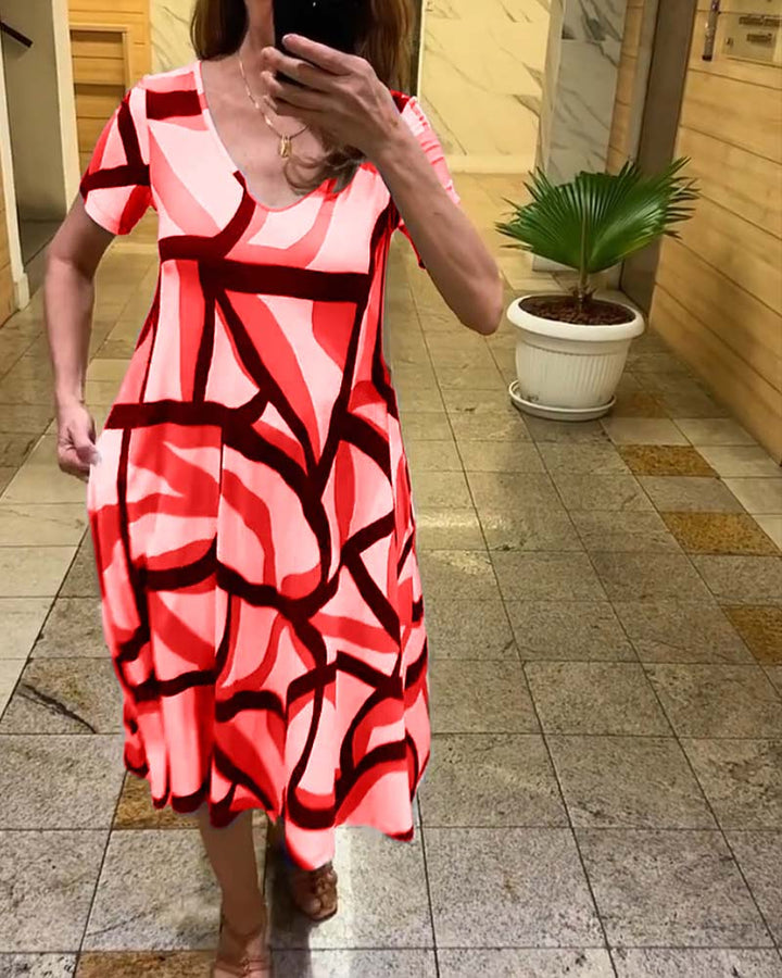 Savannah | Bedrucktes Sommerkleid mit Stil