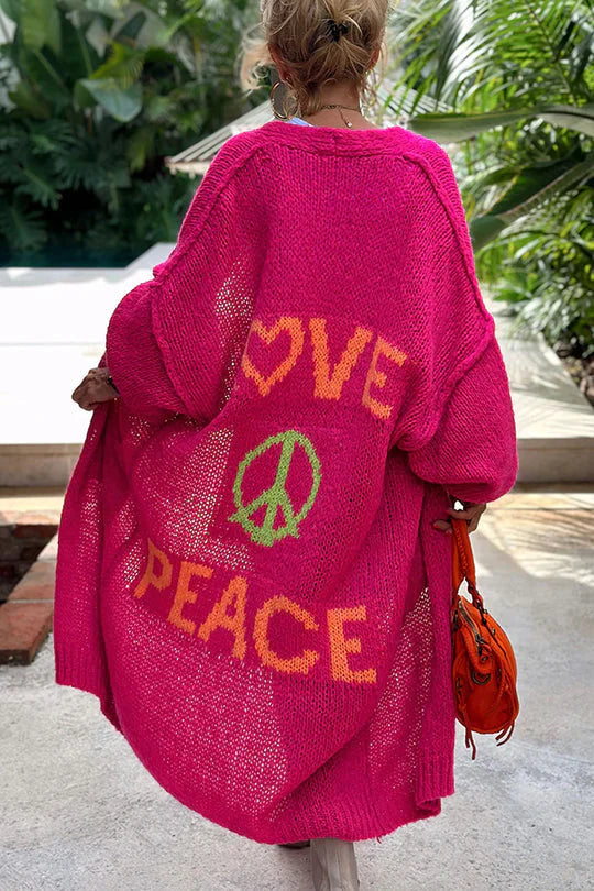 IBIZA | PEACE MODISCHE STRICKJACKE für lässige Sommerabende