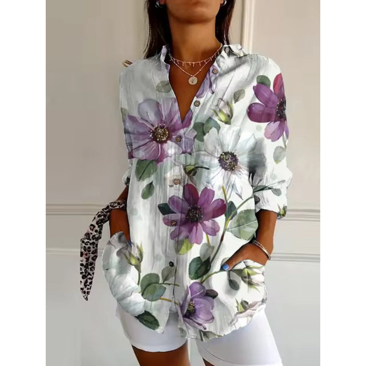 Sylvie | Geblümte Bluse mit femininem Stil