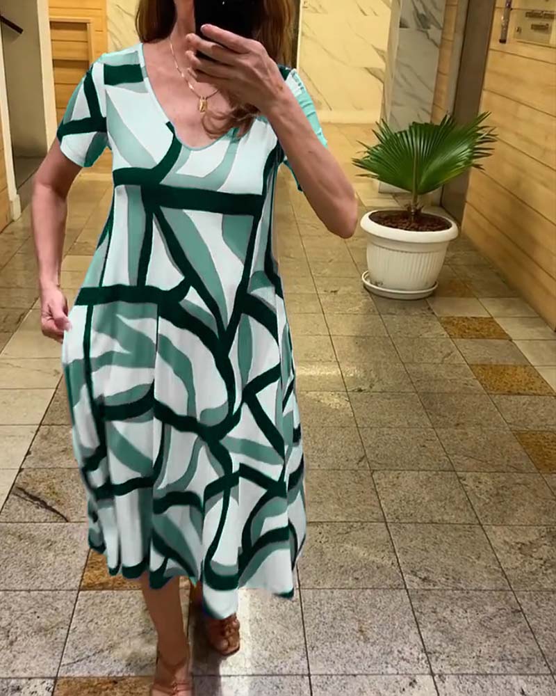 Savannah | Bedrucktes Sommerkleid mit Stil