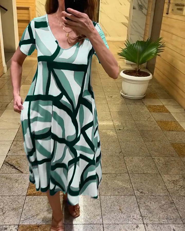 Savannah | Bedrucktes Sommerkleid mit Stil